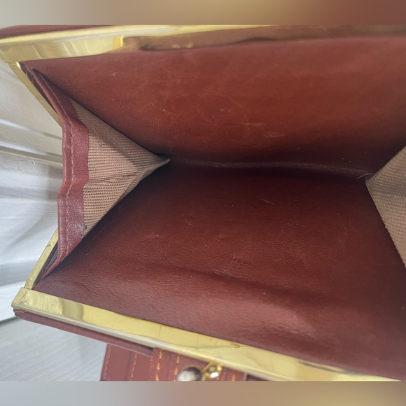 Coach Sheridan Vintage pebbled leather kiss lock Wallet. - Picture 9 of 13